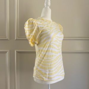 NEW NEVER WORN GOLDIE Cotton Puff Sleeve Tee